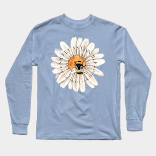 As Sweet As Can Bee, Honey Bee and Flower Long Sleeve T-Shirt